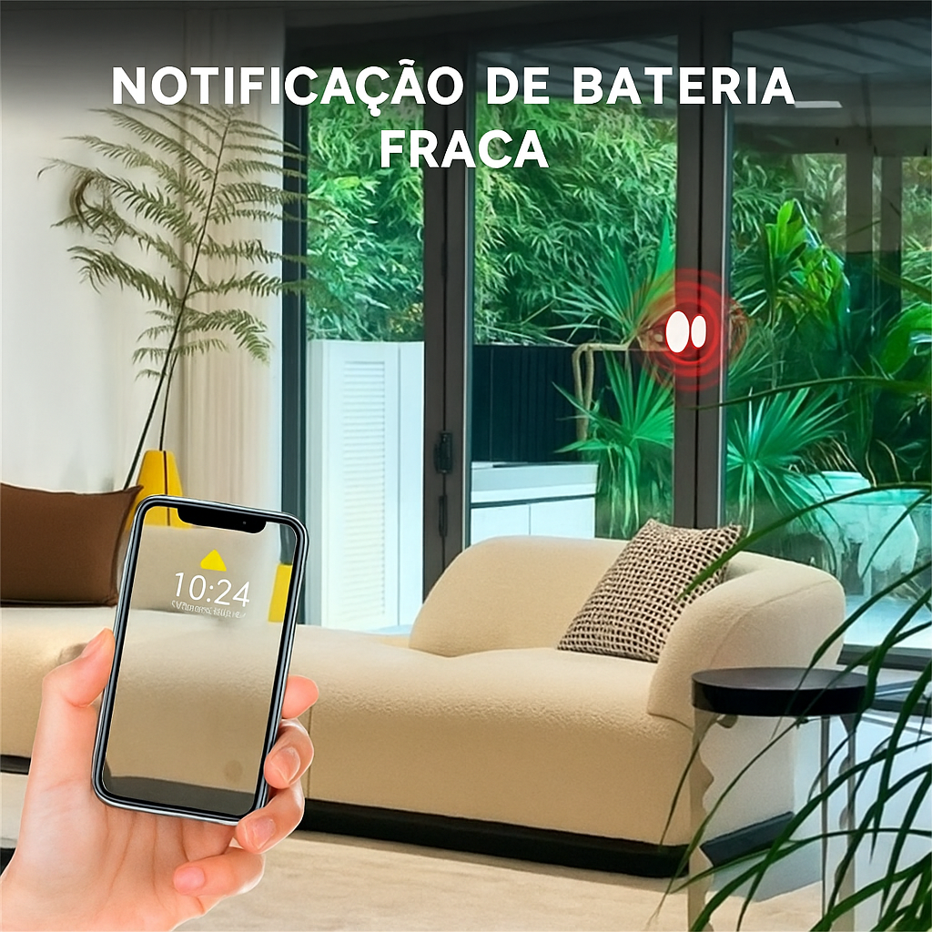 Sensor Inteligente de Portas e Janelas Tuya Zigbee 3.0