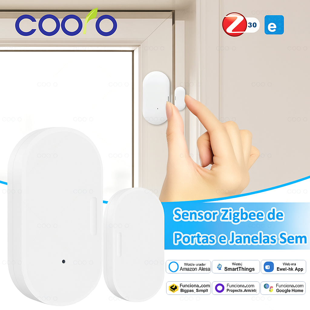 Sensor eWeLink ZigBee – Alertas no App para Portas/Janelas