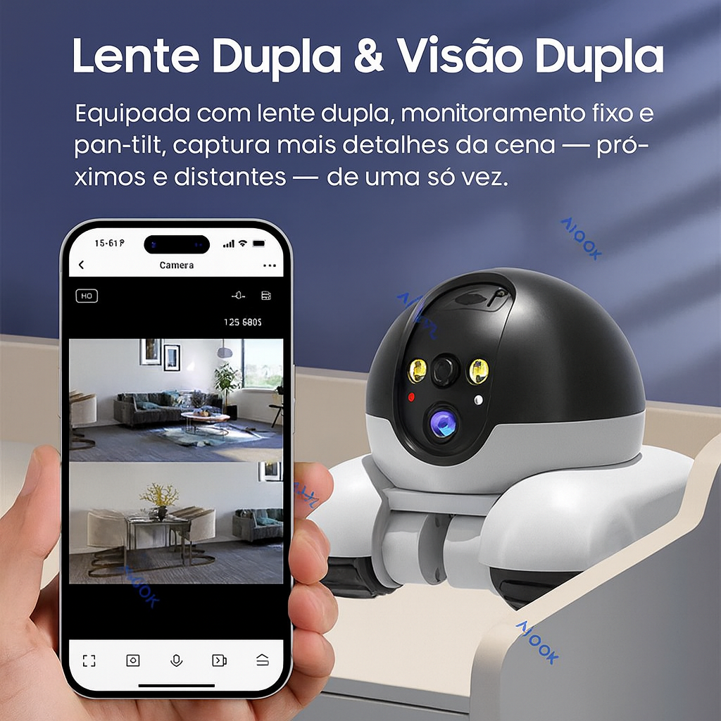 Câmera IP66 resistente à chuva e poeira
Câmera dual lens monitorando garagem e área externa
Câmera 8MP com detecção de movimento e humano
AIOOK C18 com instalação na parede, plug & play
Câmera Wi-Fi 8MP com cobertura 360° da casa
Câmera de vigilância com IA e visão colorida à noite
Câmera externa 8MP com áudio bidirecional claro
AIOOK C18 com V360 PRO para ver e falar pelo app
Câmera 8MP com logs de evento no cartão de memória
Câmera dual lens para comércio, escritório e residência