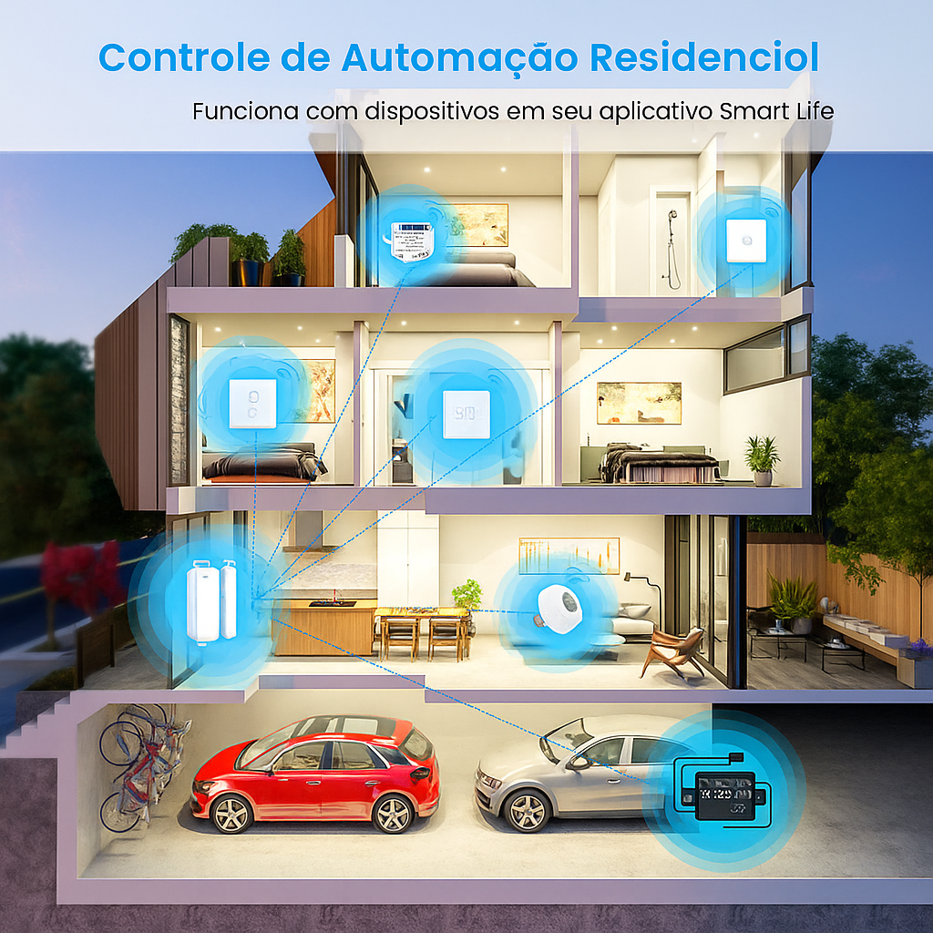 Sensor Inteligente para Portas e Janelas – LoraTap Tuya Wi-Fi ou ZigBee