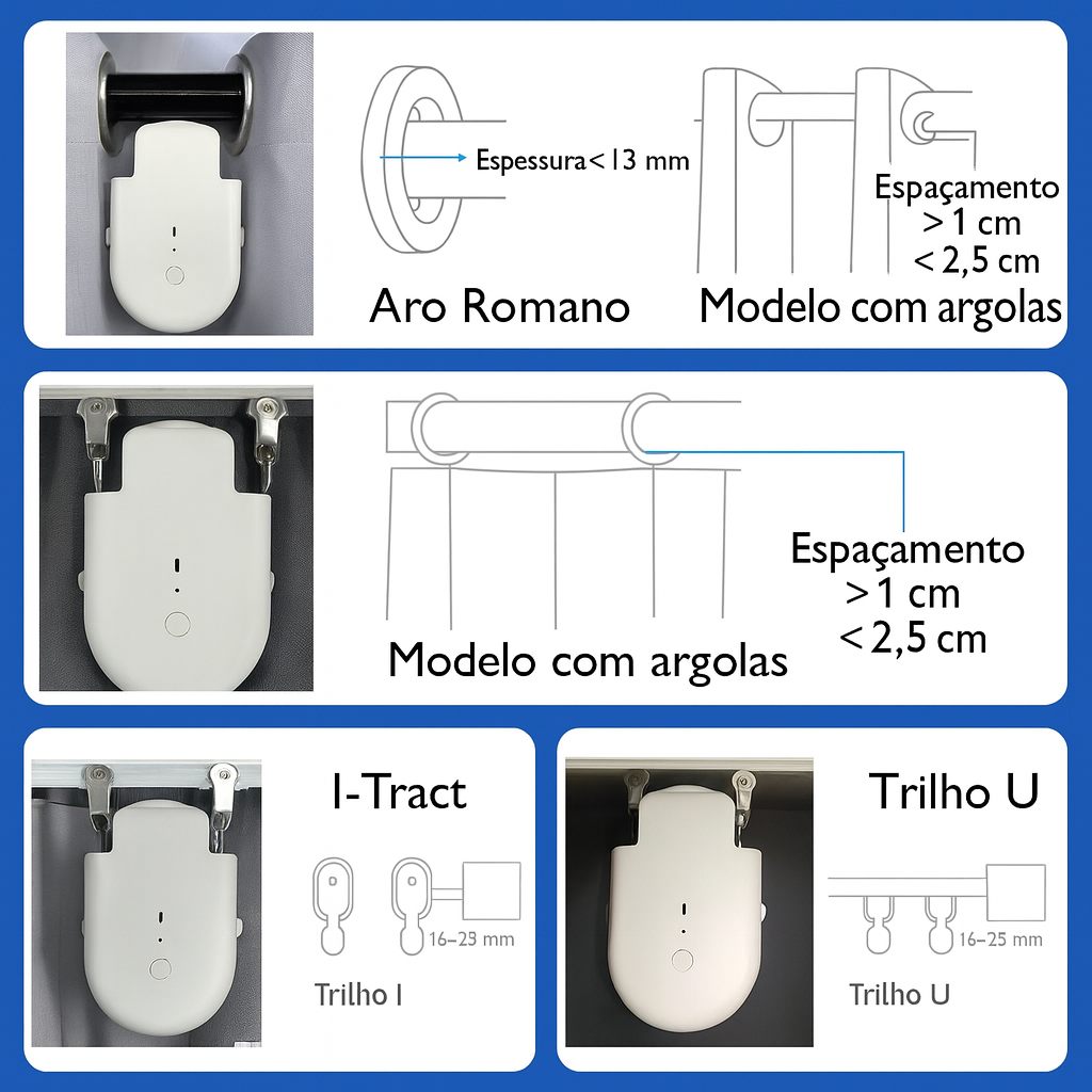 Robô de cortina inteligente Tuya Bluetooth | Compre com frete grátis | LifeLibero