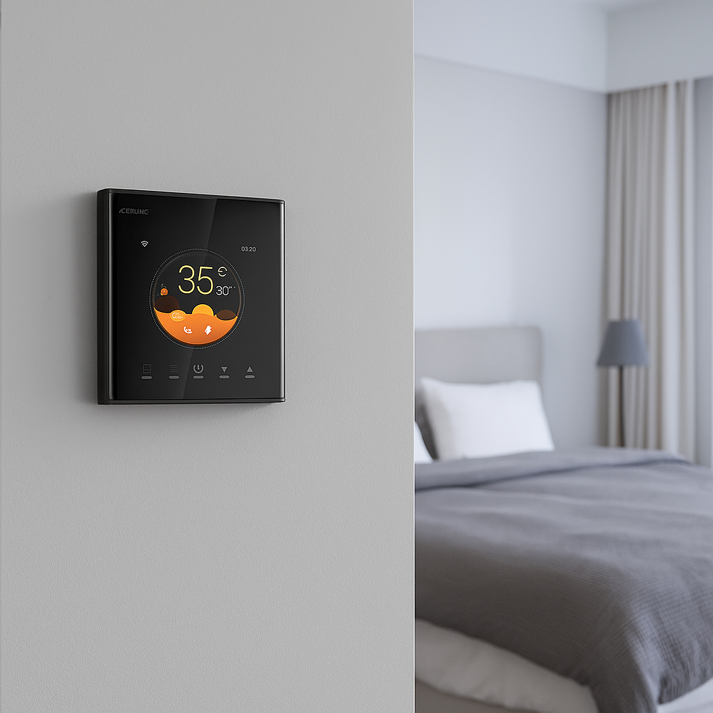 Termostato Inteligente Wi-Fi Tuya 16A | Controle por App e Voz com Alexa e Google