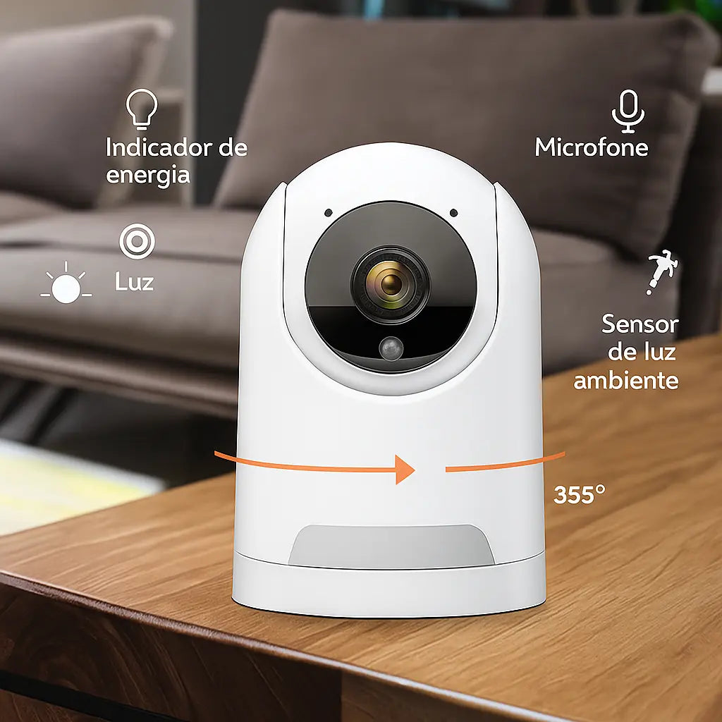 Mini Câmera Wi-Fi ICSEE 3MP/5MP – Segurança Inteligente com Visão Noturna e Áudio Bidirecional