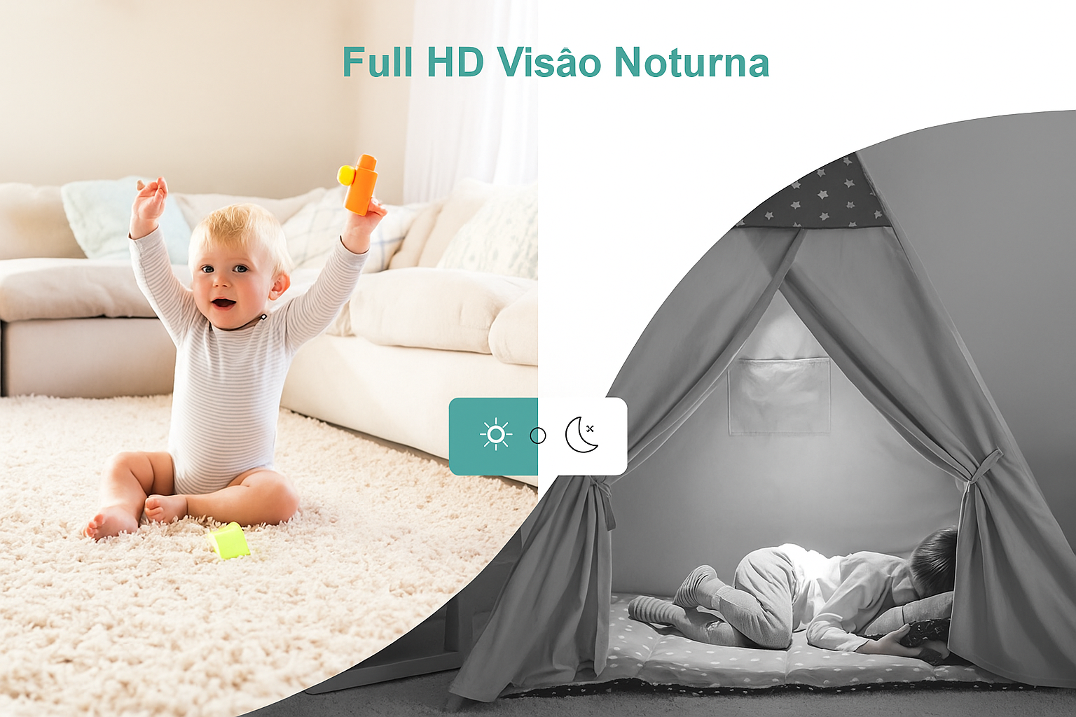 Mini Câmera Wi-Fi ICSEE 3MP/5MP – Segurança Inteligente com Visão Noturna e Áudio Bidirecional
