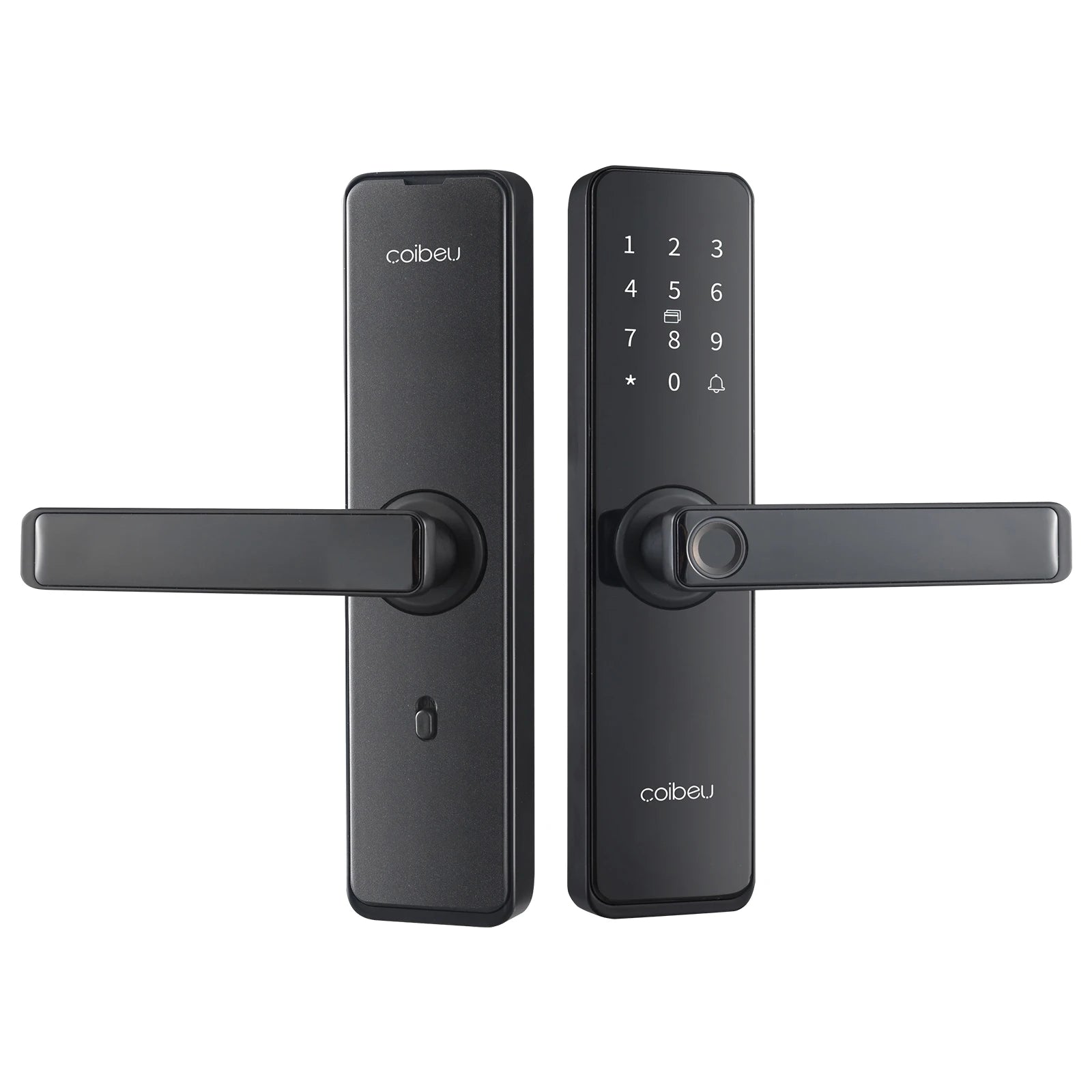 Fechadura inteligente Coibeu com biometria
6 formas de acesso: digital, senha, app, cartão, chave, senha temporária
Desbloqueio ≤ 1s (leitor de alta precisão)
App Tuya / TTLock (controle remoto)
Compatível com portas 4–6,4 cm (madeira/segurança)
Design premium: ferro + vidro
Alimentação 4× pilhas AA
Capacidade até 100 digitais
Instalação simples e uso intuitivo
Segurança moderna para casas e escritórios