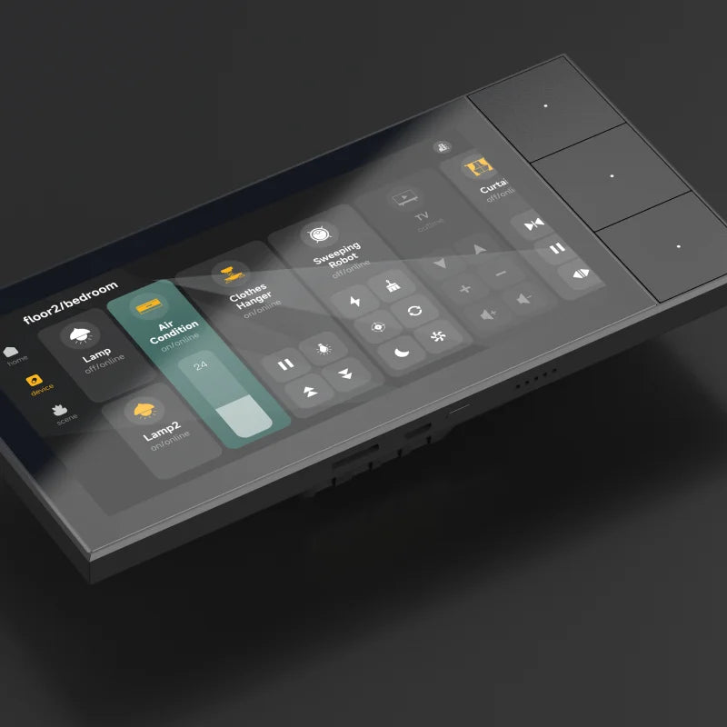Central Inteligente Touchscreen 6 – Painel Tuya para Casa Conectada com Wi-Fi e Zigbee