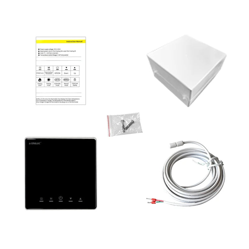 Termostato Inteligente Wi-Fi Tuya 16A | Controle por App e Voz com Alexa e Google