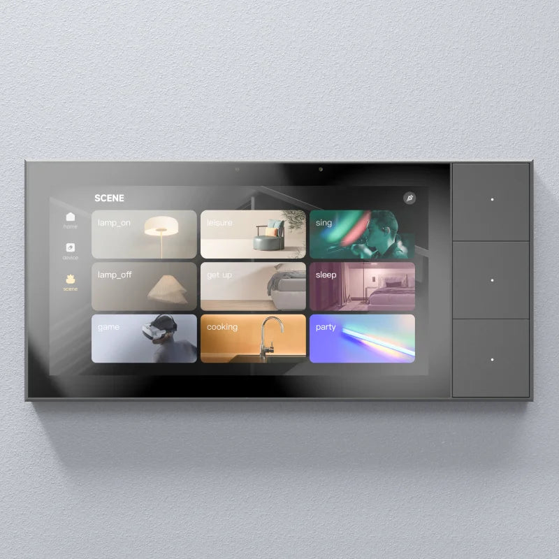 Central Inteligente Touchscreen 6 – Painel Tuya para Casa Conectada com Wi-Fi e Zigbee