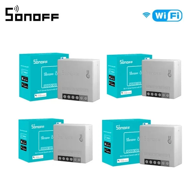 Interruptor Smart Wi-Fi SONOFF MINIR2 | Controle por Voz e App | Frete Grátis
