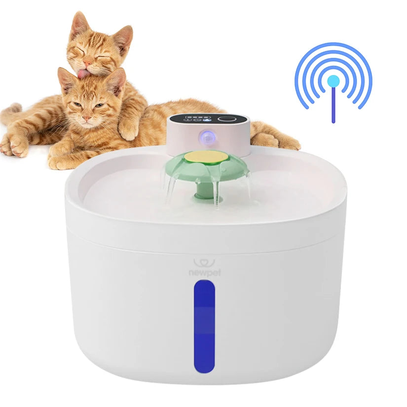 Fonte Bebedouro Automático para Gatos e Cães – 2,5L, Silenciosa, Sensor Inteligente.