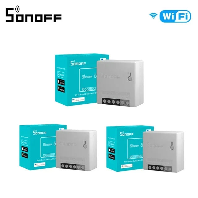 Interruptor Smart Wi-Fi SONOFF MINIR2 | Controle por Voz e App | Frete Grátis