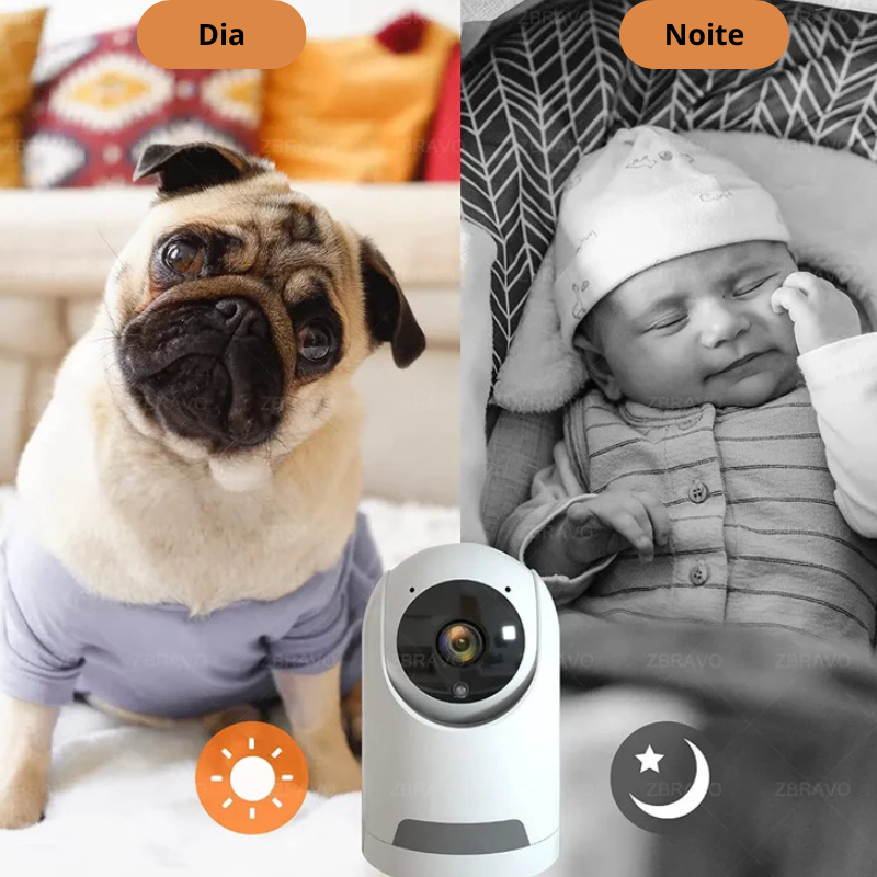 Mini Câmera Wi-Fi ICSEE 3MP/5MP – Segurança Inteligente com Visão Noturna e Áudio Bidirecional