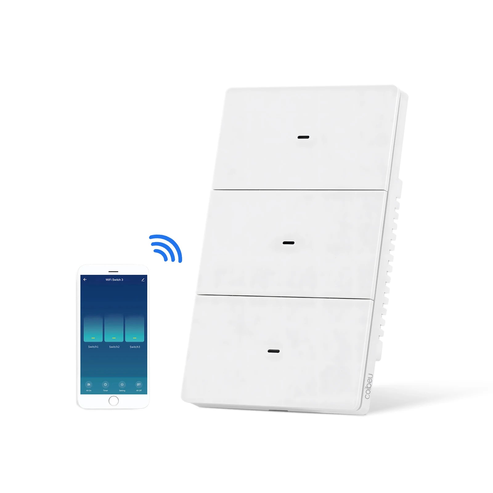 Interruptor Smart Wi-Fi Tuya N+L com Neutro – Controle Remoto e Automação