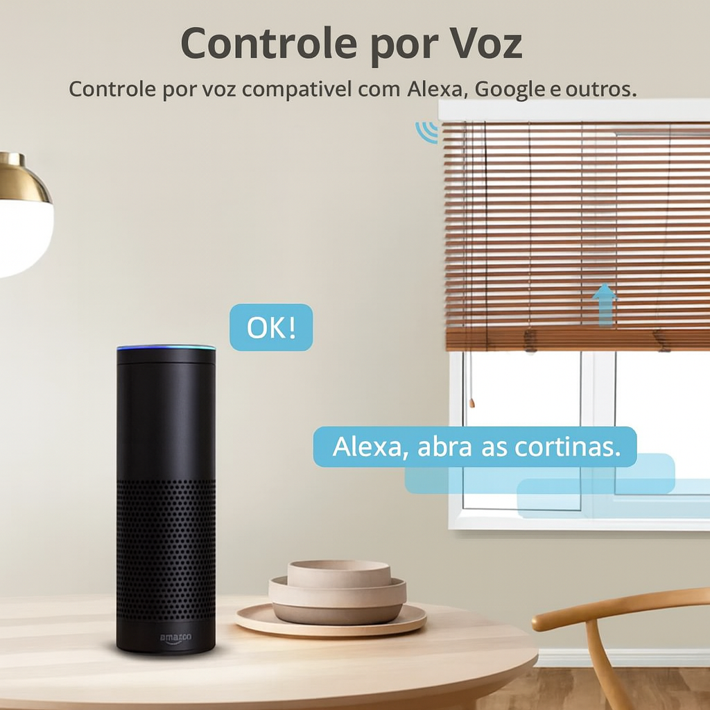 Motor Zemismart Tubular Wi-Fi 37/38mm | Tuya, Alexa, Google | ZM25R2
