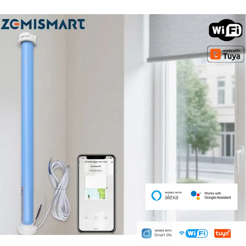 Motor Zemismart Tubular Wi-Fi 37/38mm | Tuya, Alexa, Google | ZM25R2