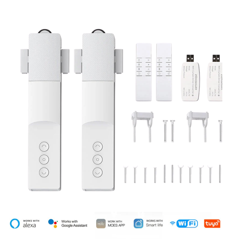 Cortina Inteligente Zemismart Wi-Fi | Automação por Voz e App