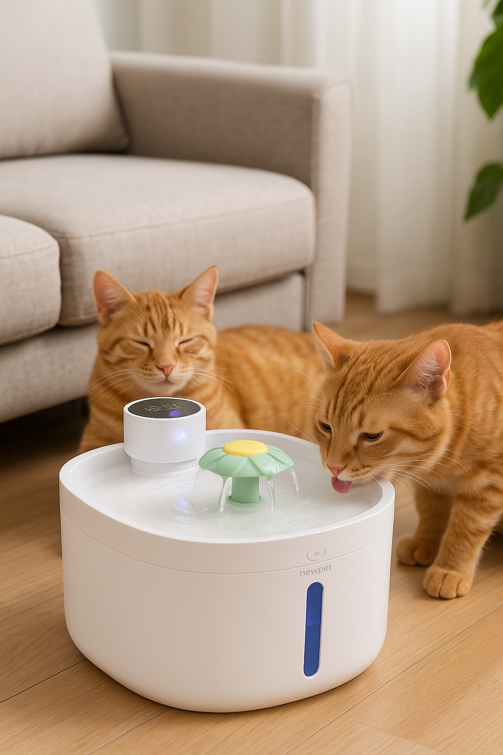 Fonte Bebedouro Automático para Gatos e Cães – 2,5L, Silenciosa, Sensor Inteligente.