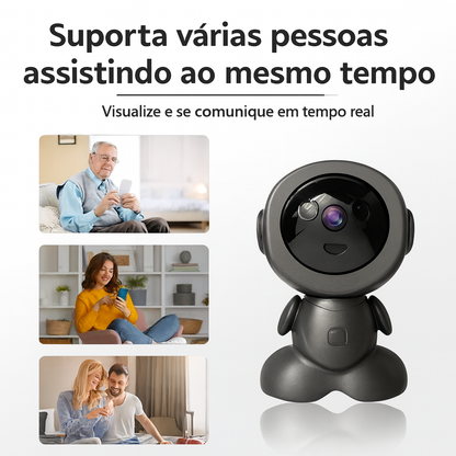 Câmera Inteligente Wi-Fi Cugo 8MP | Visão Noturna e Áudio Bidirecional