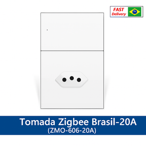 Tomada Inteligente Zigbee com Interruptor e Porta USB-C – Zemismart 10A/20A, Controle por App Tuya