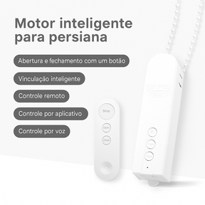 Motor de Cortina Elétrica Wi-Fi Tuya | Automação Inteligente