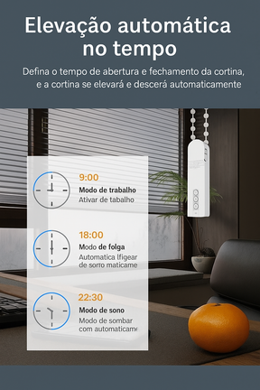 Motor de Cortina Elétrica Wi-Fi Tuya | Automação Inteligente