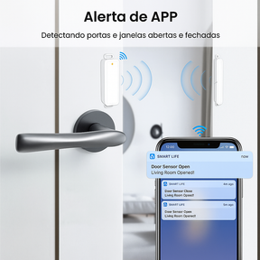 Sensor Inteligente para Portas e Janelas – LoraTap Tuya Wi-Fi ou ZigBee