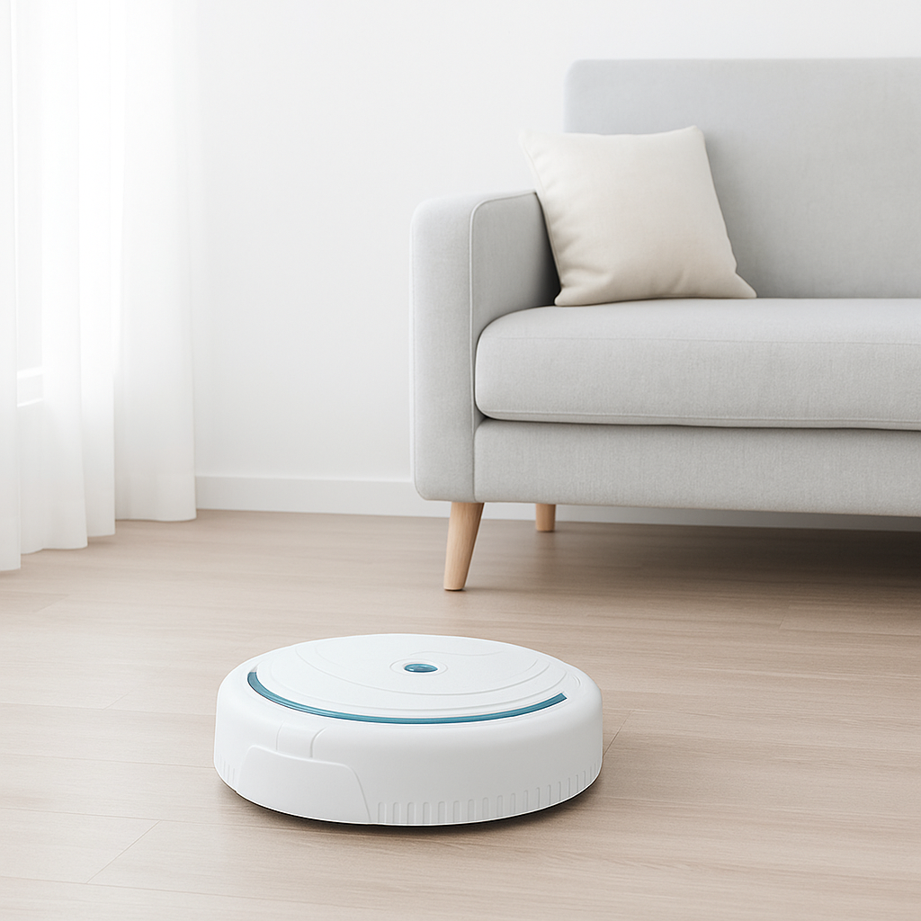 Robô Aspirador  5 em 1 – Compacto e Eficiente