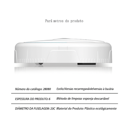 Robô Aspirador  5 em 1 – Compacto e Eficiente