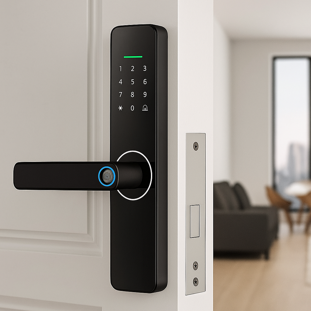 Fechadura Digital Tuya Brasil – Smart Lock Wi-Fi com Biometria