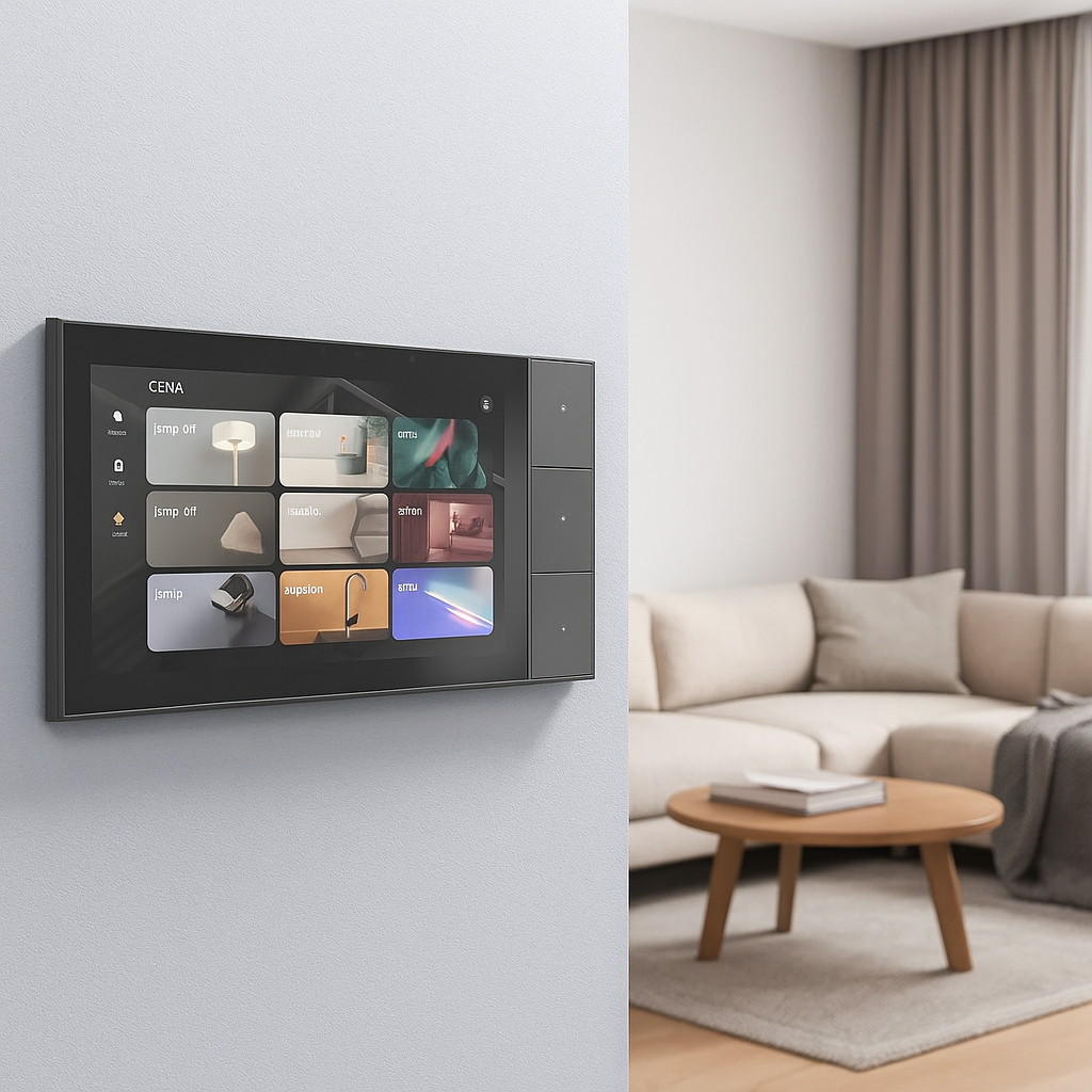 Central Inteligente Touchscreen 6 – Painel Tuya para Casa Conectada com Wi-Fi e Zigbee