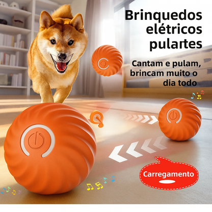 Bola de Salto Inteligente para Pets Brinquedo Automático Rotação Frete Grátis + 5% OFF