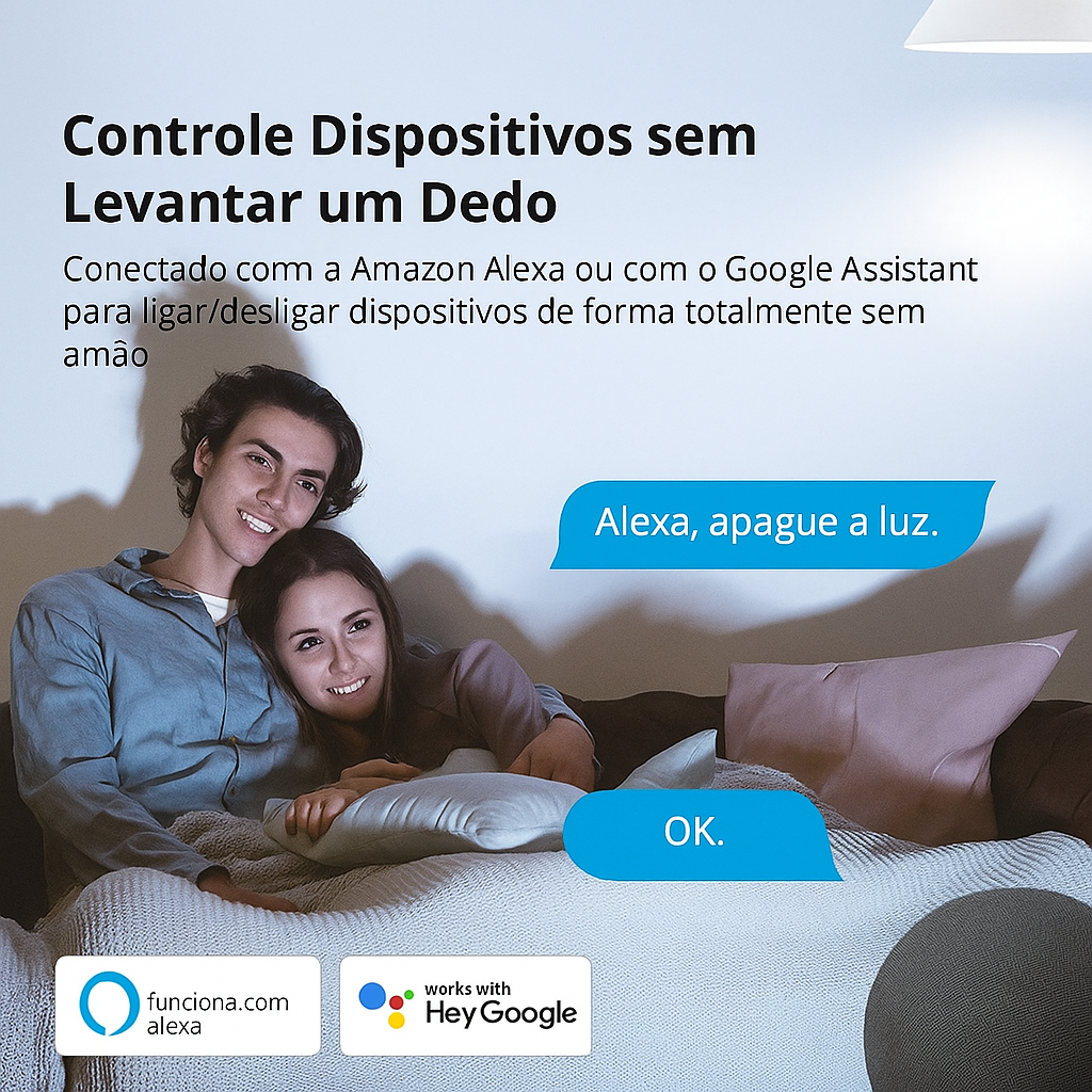 Interruptor Smart Wi-Fi SONOFF MINIR2 | Controle por Voz e App | Frete Grátis