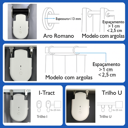 Robô de cortina inteligente Tuya Bluetooth | Compre com frete grátis | LifeLibero