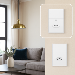 Tomada Inteligente Zigbee com Interruptor e Porta USB-C – Zemismart 10A/20A, Controle por App Tuya