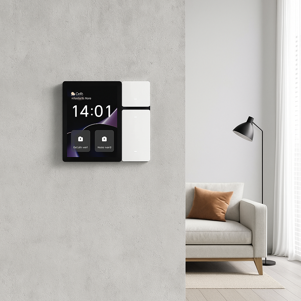 Painel Inteligente MOES Tuya 3.5” | Controle Total com Relés, IR, Wi-Fi e Bluetooth | Frete Grátis