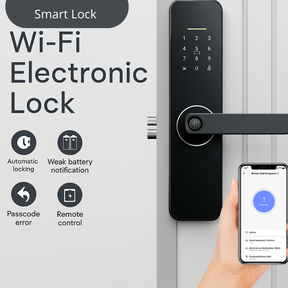 Fechadura Digital Tuya Brasil – Smart Lock Wi-Fi com Biometria