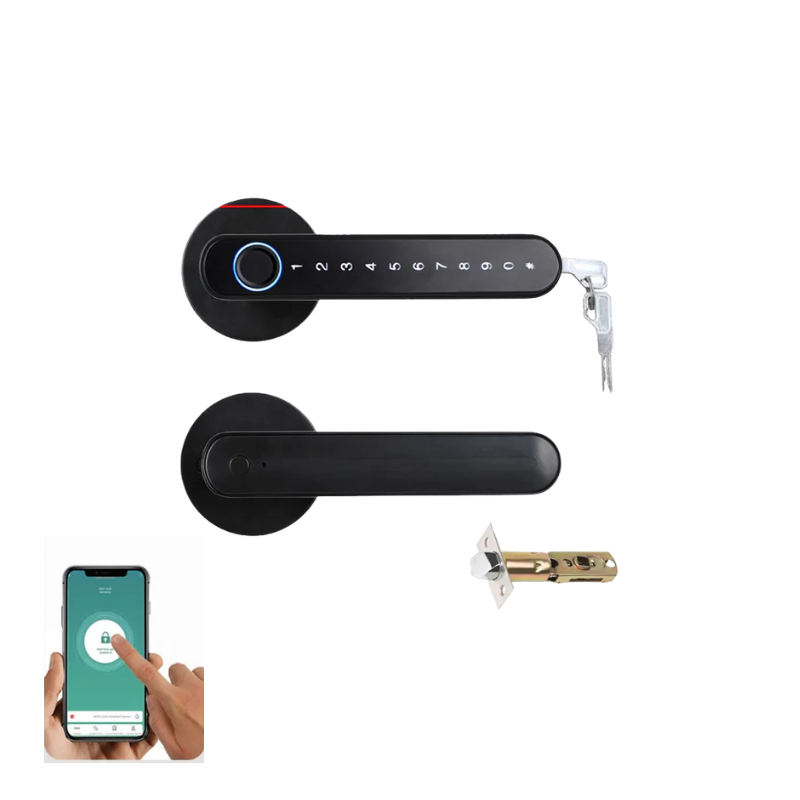 Fechadura Biométrica KingKu – Smart Lock com Impressão Digital e Senha