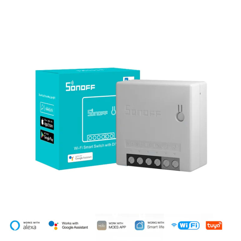 Interruptor Smart Wi-Fi SONOFF MINIR2 | Controle por Voz e App | Frete Grátis