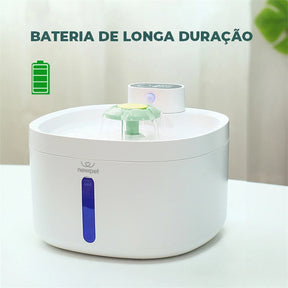 Fonte Bebedouro Automático para Gatos e Cães – 2,5L, Silenciosa, Sensor Inteligente.