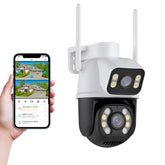 Câmera Smart Wi-Fi COIBEU 4K/6MP – Segurança 360°, App Mobile e Conectividade Bluetooth