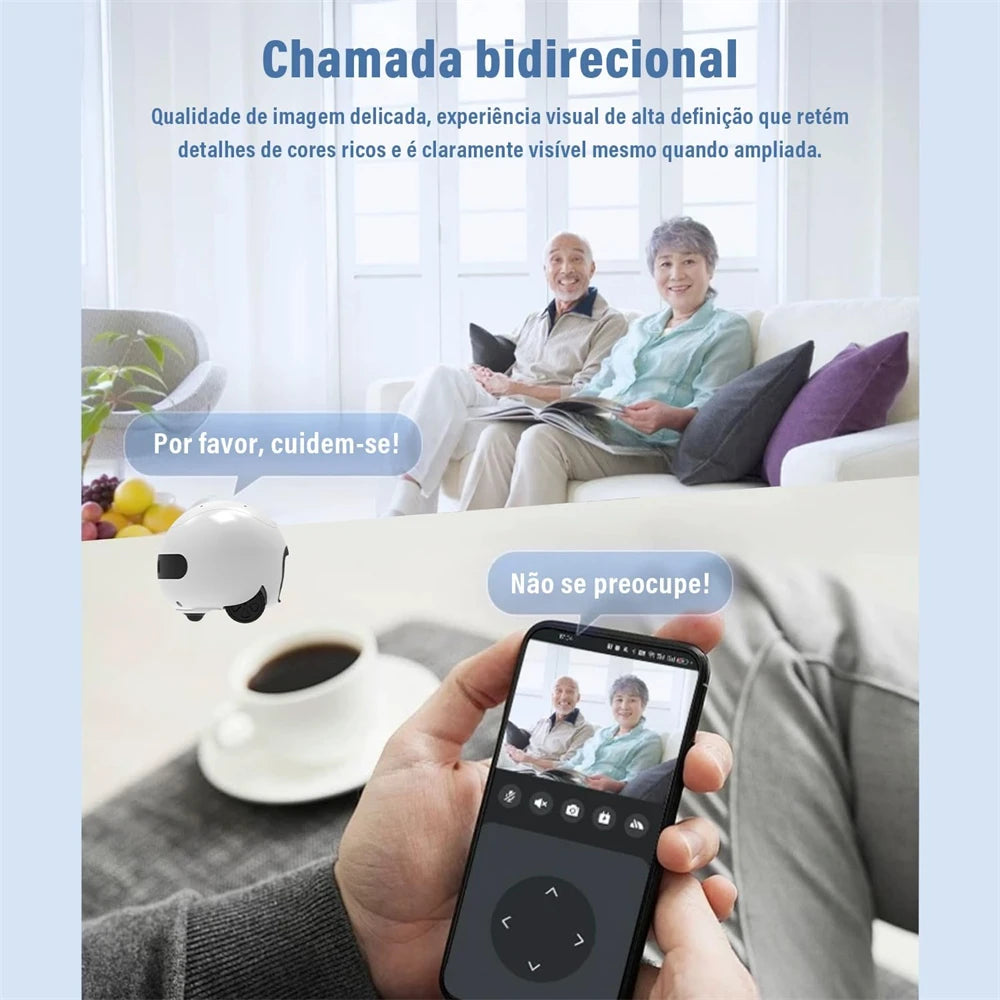 Robô Monitor para Pets Newpet | Câmera HD Smart com Movimento | Frete Grátis