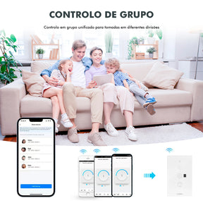Interruptor Inteligente Wi-Fi para Ventilador – Touch e Tomada Smart Tuya