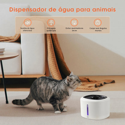 Bebedouro Automático para cães e gatos 2,5L COIBEU | Prático, Higiênico e Universal