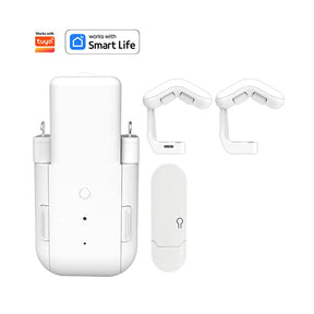 Robô de Cortina Inteligente Tuya Wi-Fi – Controle por App e Voz (Alexa, Google, Siri)