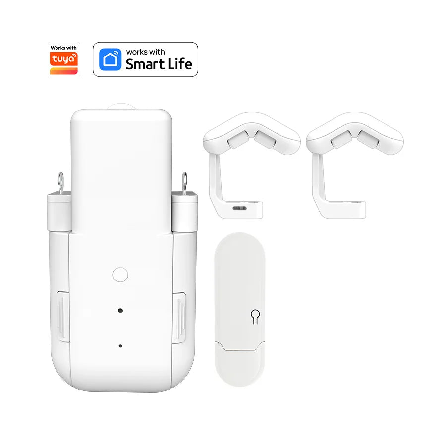 Robô de Cortina Inteligente Tuya Wi-Fi – Controle por App e Voz (Alexa, Google, Siri)