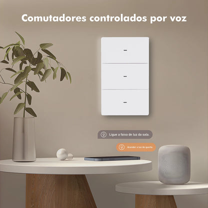 Interruptor Smart Wi-Fi Tuya N+L com Neutro – Controle Remoto e Automação