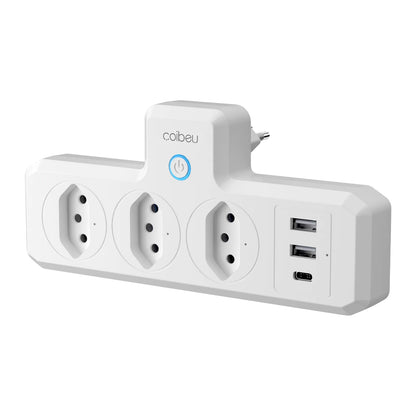 Smart Plug COIBEU | Tomada Inteligente Wi-Fi com App Tuya e Controle por Voz | Bivolt