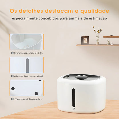 Bebedouro Automático para cães e gatos 2,5L COIBEU | Prático, Higiênico e Universal