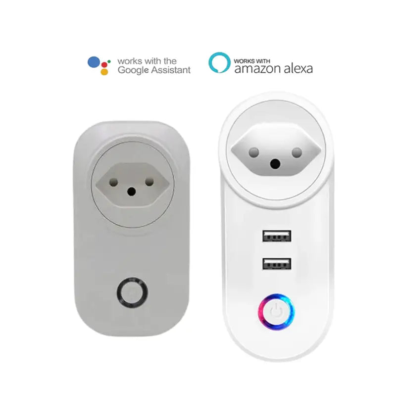 Tomada Inteligente Wi-Fi 16A Tuya – Controle por Voz com Alexa e Google