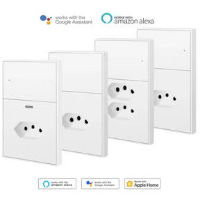 Tomada Inteligente Zigbee com Interruptor e Porta USB-C – Zemismart 10A/20A, Controle por App Tuya